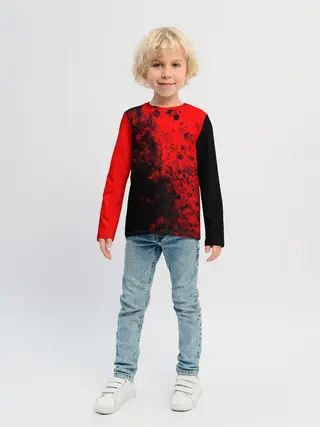 Детский лонгслив / Пятна Крови