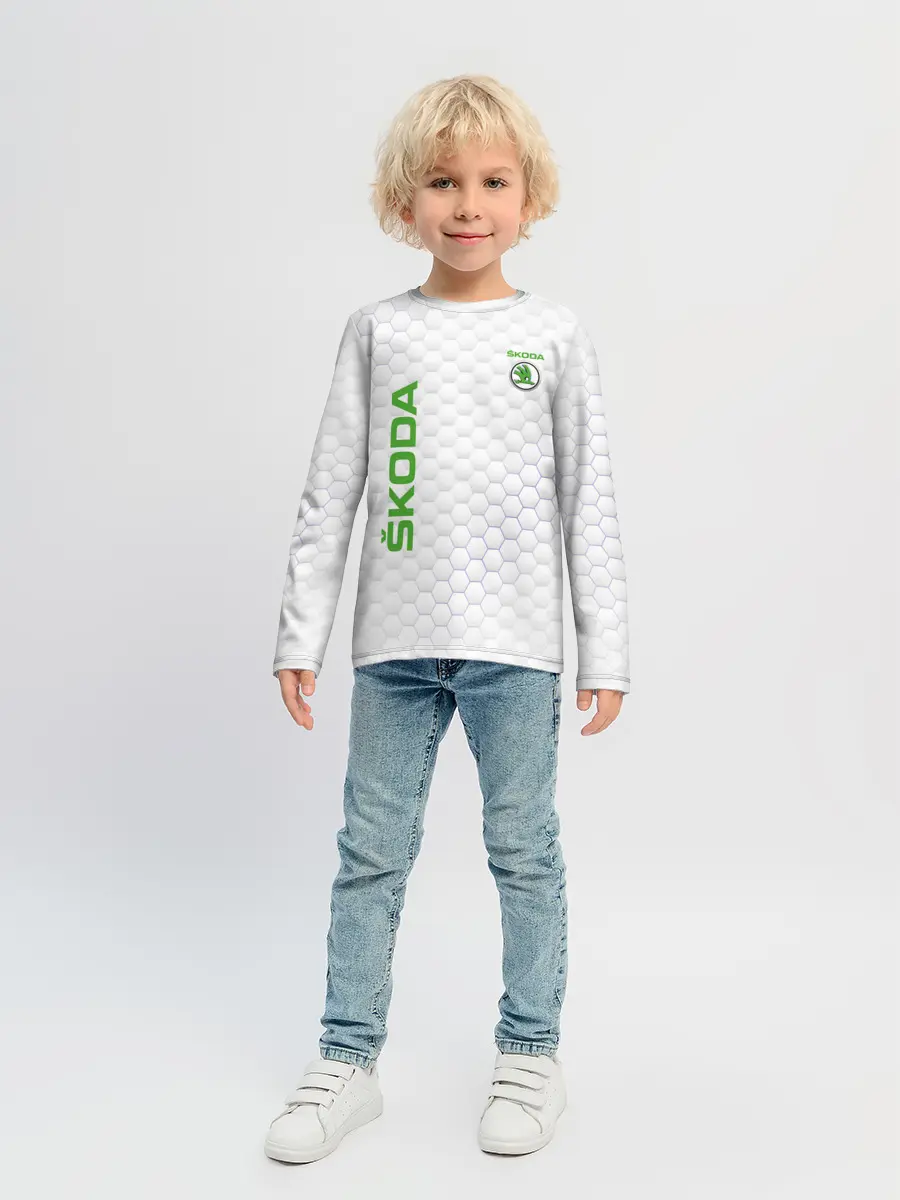 Детский лонгслив / SKODA