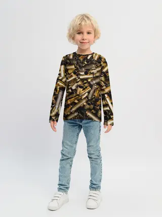 Детский лонгслив / Гильзы