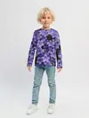 Детский лонгслив / Фиолетовый цвет весны