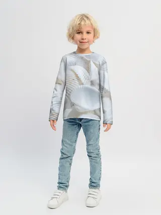 Детский лонгслив / Ракушки
