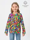 Детский лонгслив / РАЗНОЦВЕТНЫЙ ПАЗЛ