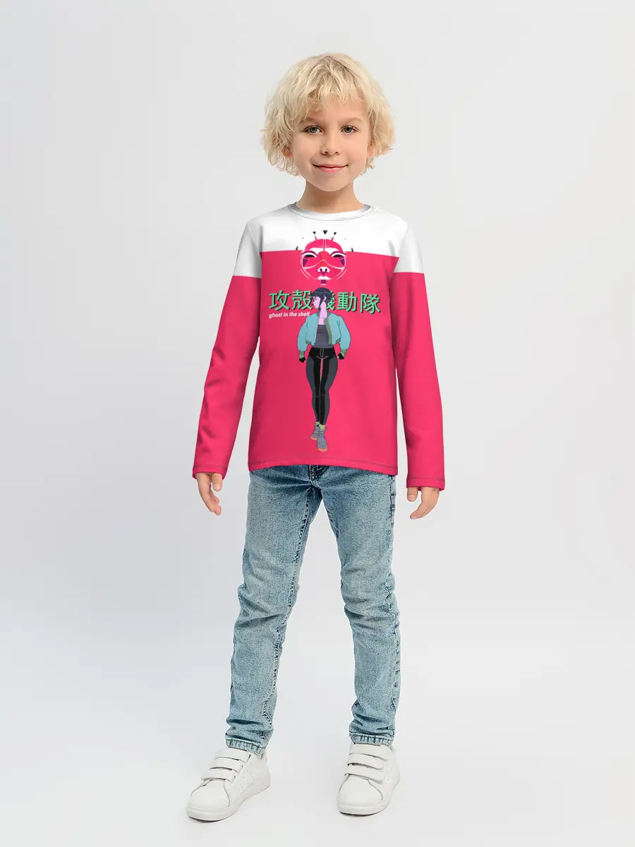 Детский лонгслив / Призрак в доспехах