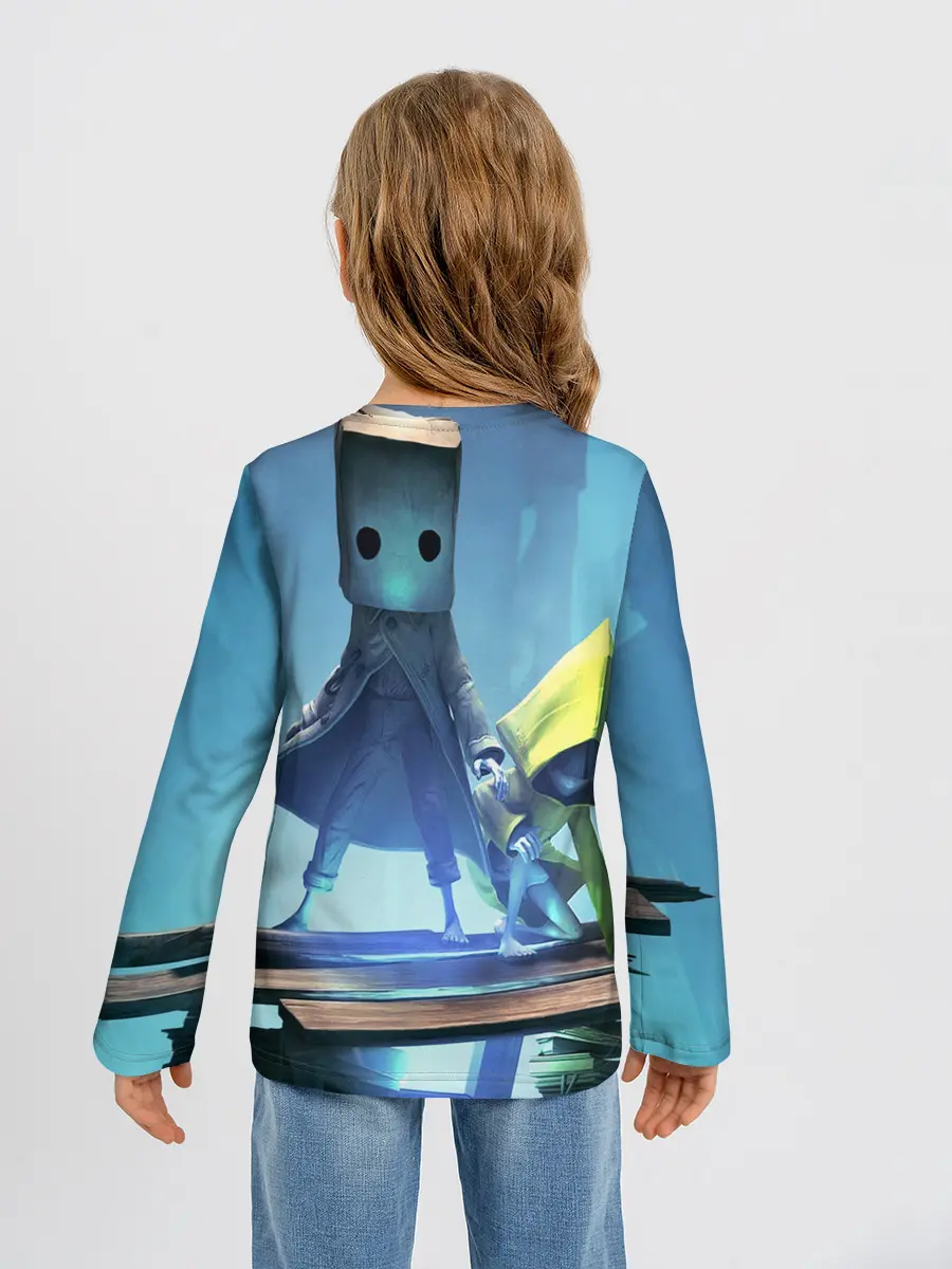 Детский лонгслив / Little Nightmares || арт шестой и моно