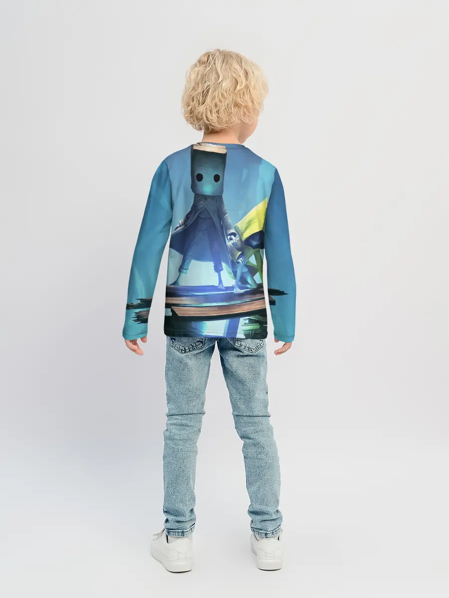 Детский лонгслив / Little Nightmares || арт шестой и моно