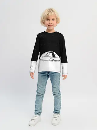 Детский лонгслив / Космический сон