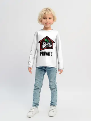 Детский лонгслив / Клабхаус