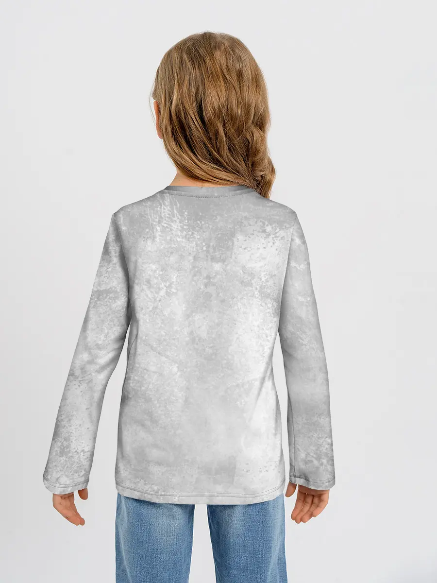 Детский лонгслив / Билли Айлиш красочная