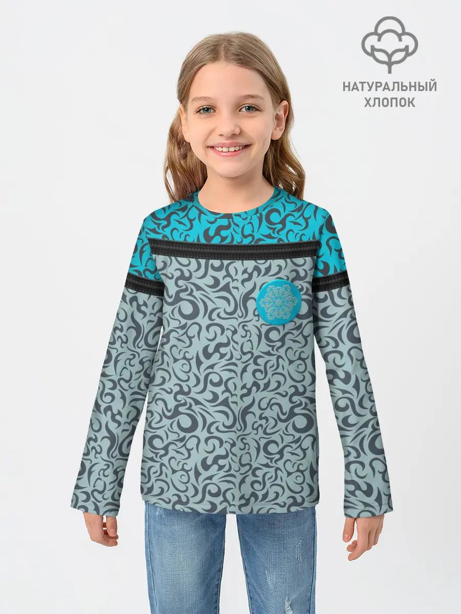 Детский лонгслив / Снежный вихрь