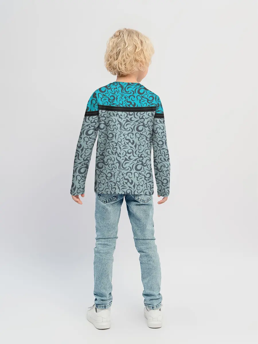 Детский лонгслив / Снежный вихрь