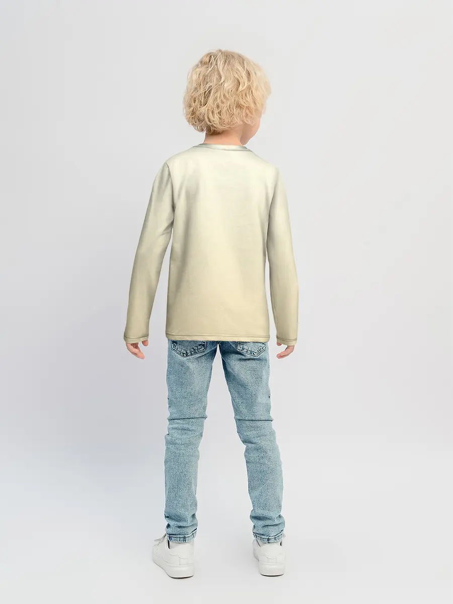 Детский лонгслив / Мультяшная овечка облако