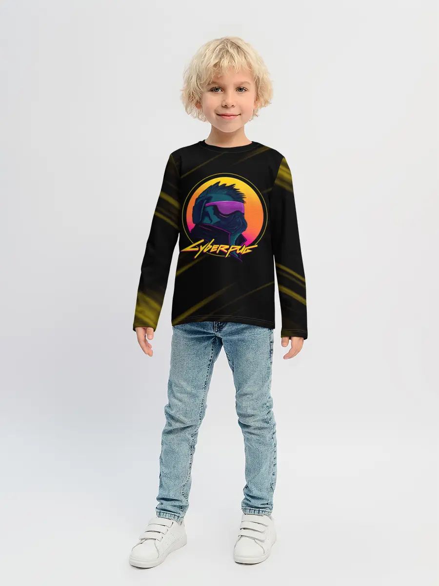 Детский лонгслив / CyberPUG
