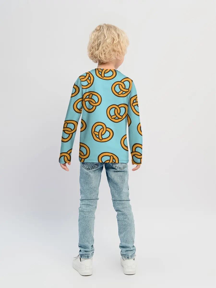 Детский лонгслив / Крендели