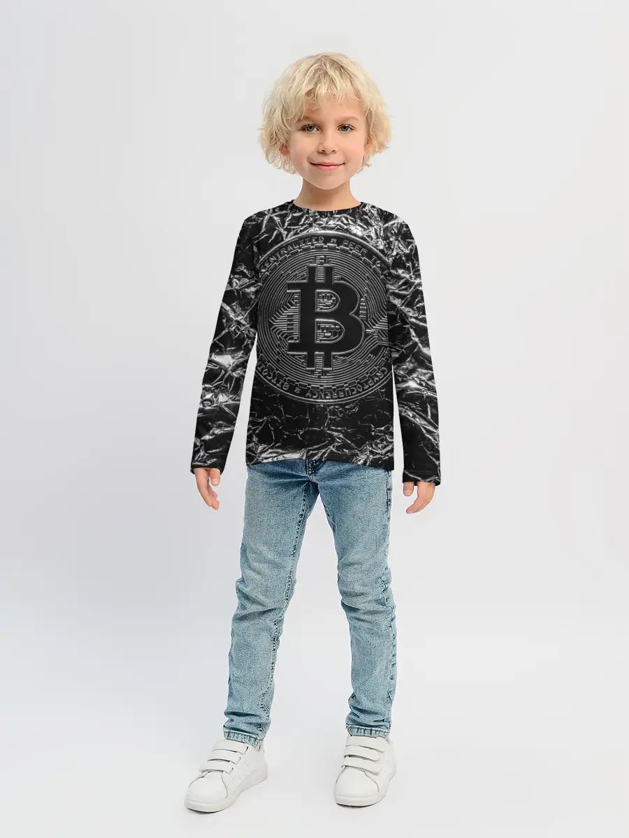 Детский лонгслив / БИТКОИН | BITCOIN