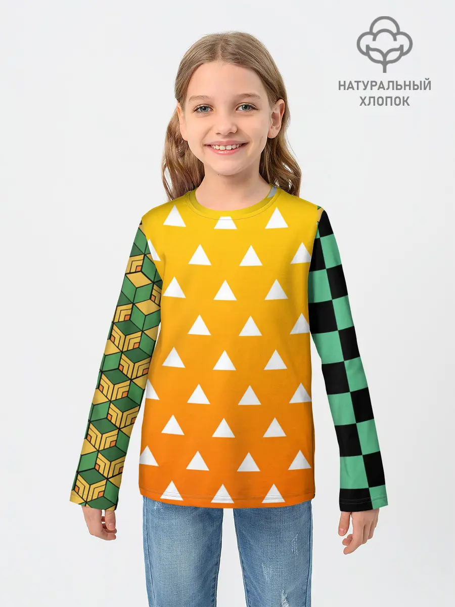 Детский лонгслив / ТАНДЖИРО | ЗЕНИТЦУ | ТОМИОКА