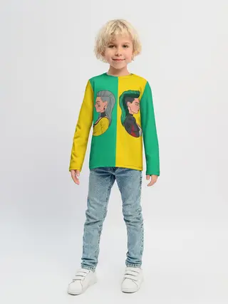 Детский лонгслив / Бестия