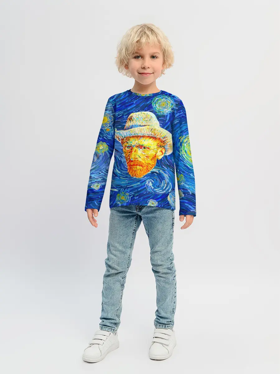 Детский лонгслив / Ван Гог