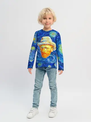 Детский лонгслив / Ван Гог