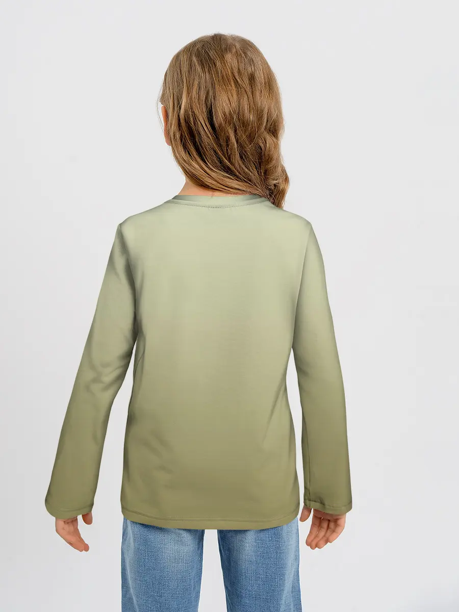 Детский лонгслив / чехол дудлинг цветы