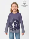 Детский лонгслив / ведьма сова луна