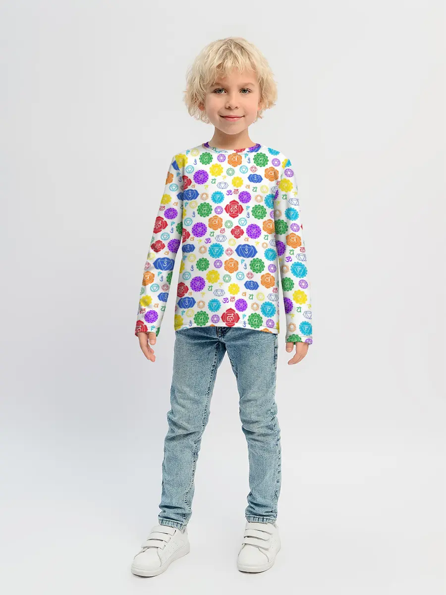 Детский лонгслив / Чакры