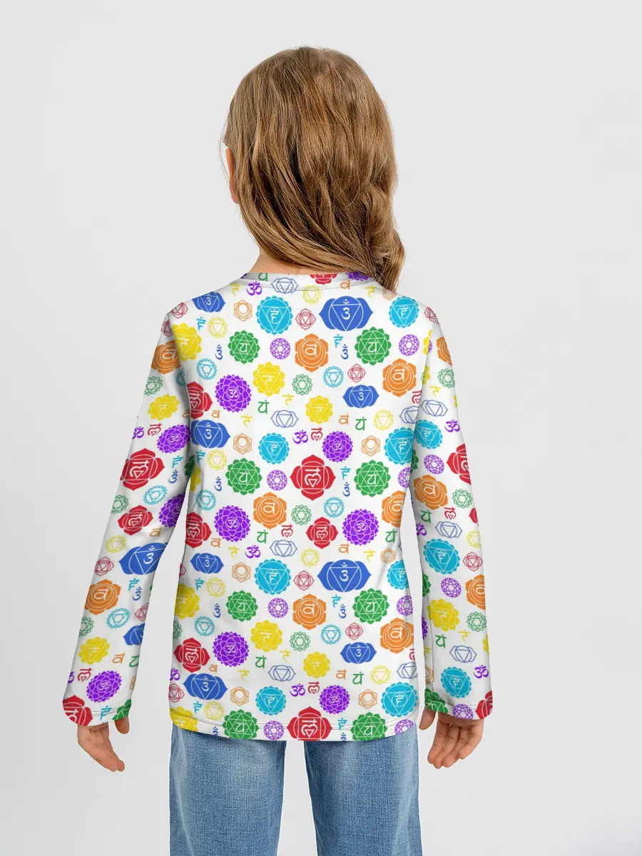 Детский лонгслив / Чакры