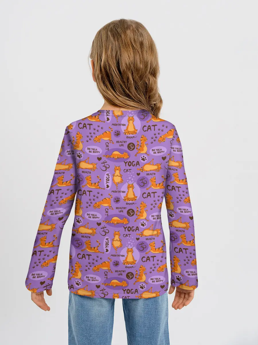 Детский лонгслив / Йога