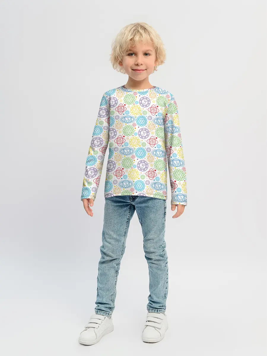 Детский лонгслив / Чакры