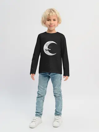 Детский лонгслив / Лунное объятие