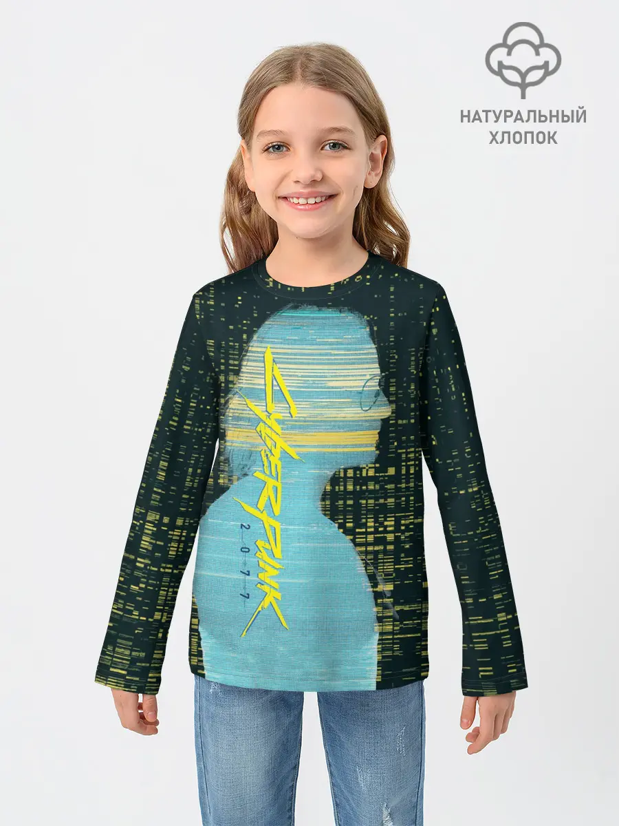 Детский лонгслив / Cyberpunk 2077 | Джонни