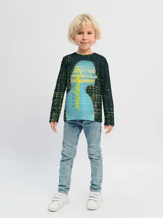 Детский лонгслив / Cyberpunk 2077 | Джонни