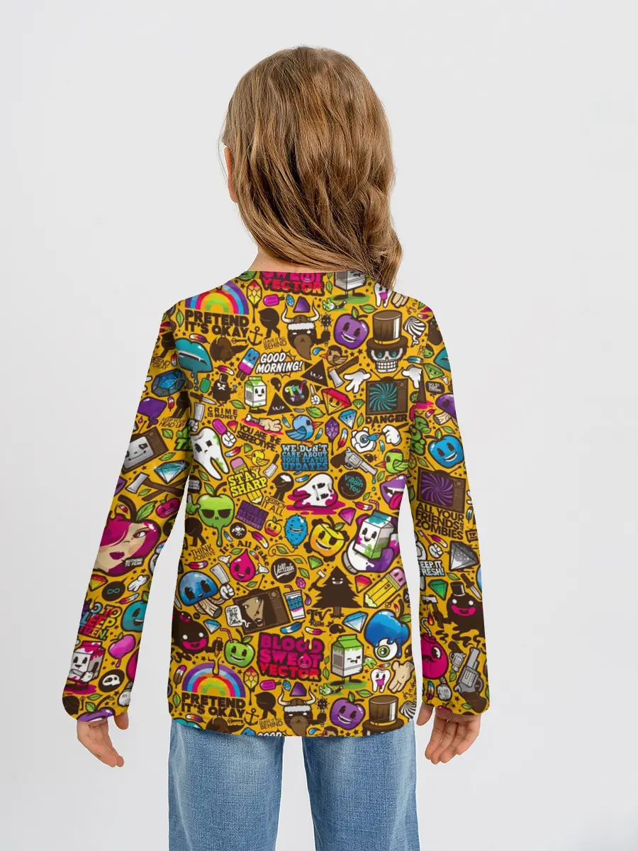 Детский лонгслив / RETRO MIX