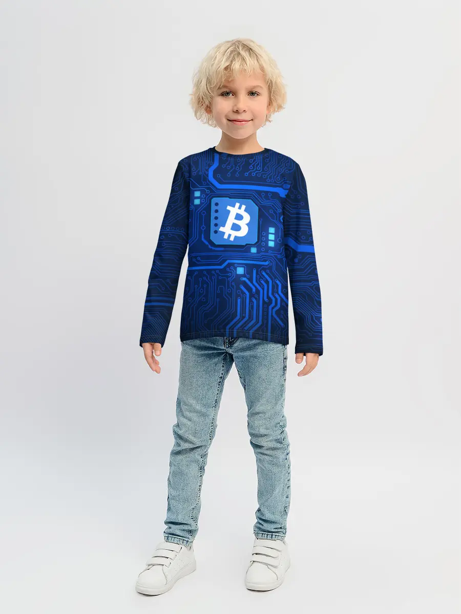 Детский лонгслив / BITCOIN | БИТКОИН