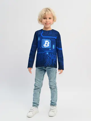 Детский лонгслив / BITCOIN | БИТКОИН