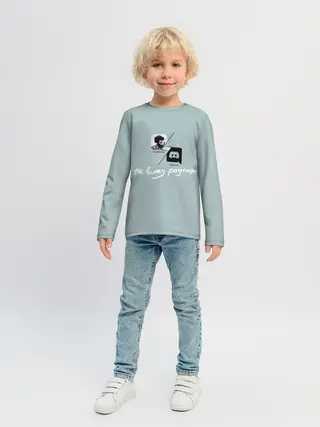 Детский лонгслив / Clubhouse VS Discord