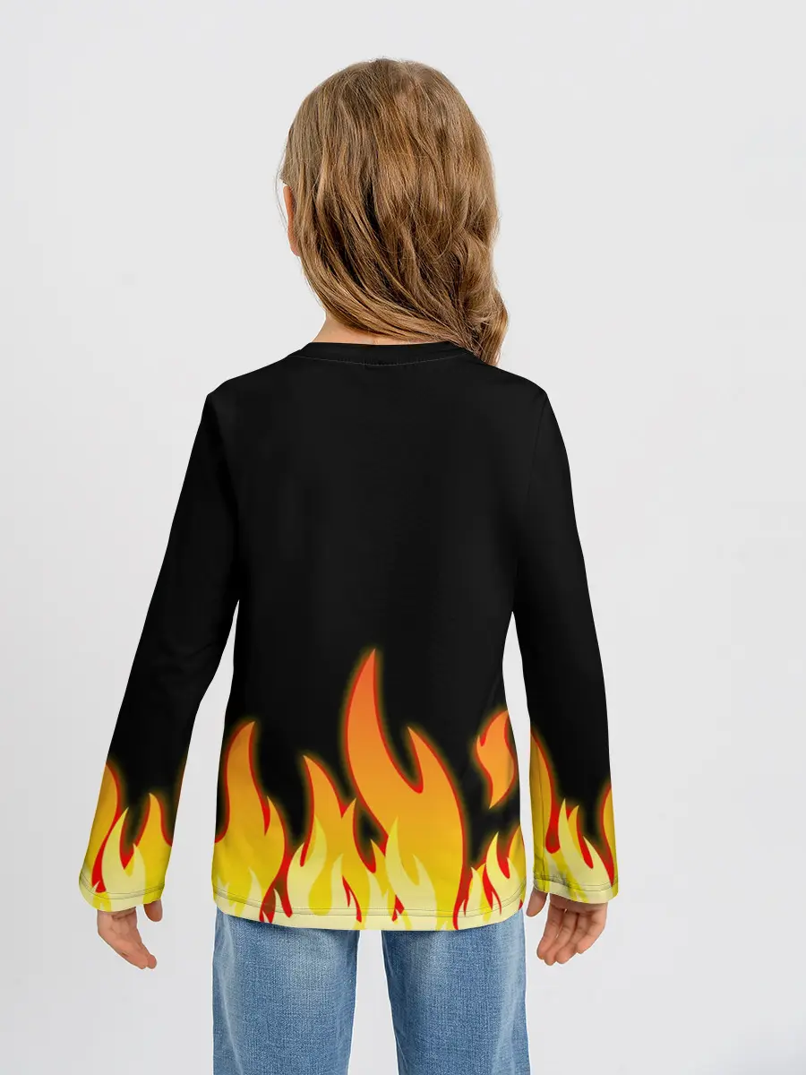 Детский лонгслив / VALHEIM косплей с бородой