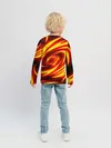 Детский лонгслив / ОГНЕННЫЕ ВОЛНЫ | FIRE STRIPES
