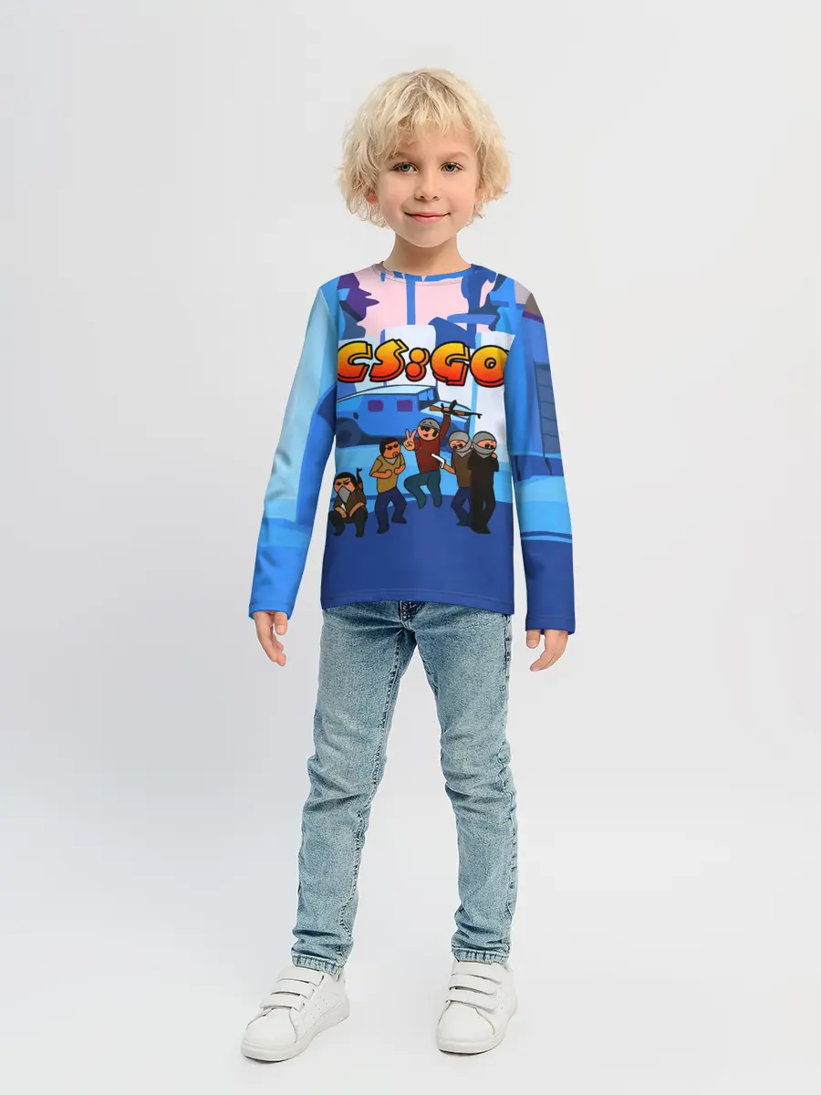 Детский лонгслив / CS GO МУЛЬТФИЛЬМ