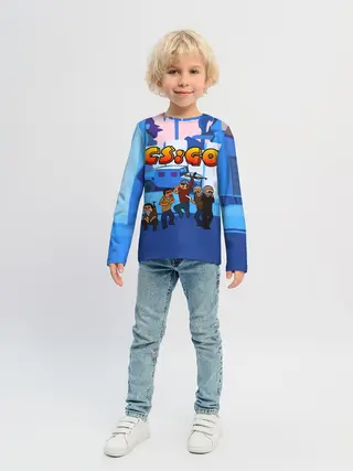 Детский лонгслив / CS GO МУЛЬТФИЛЬМ