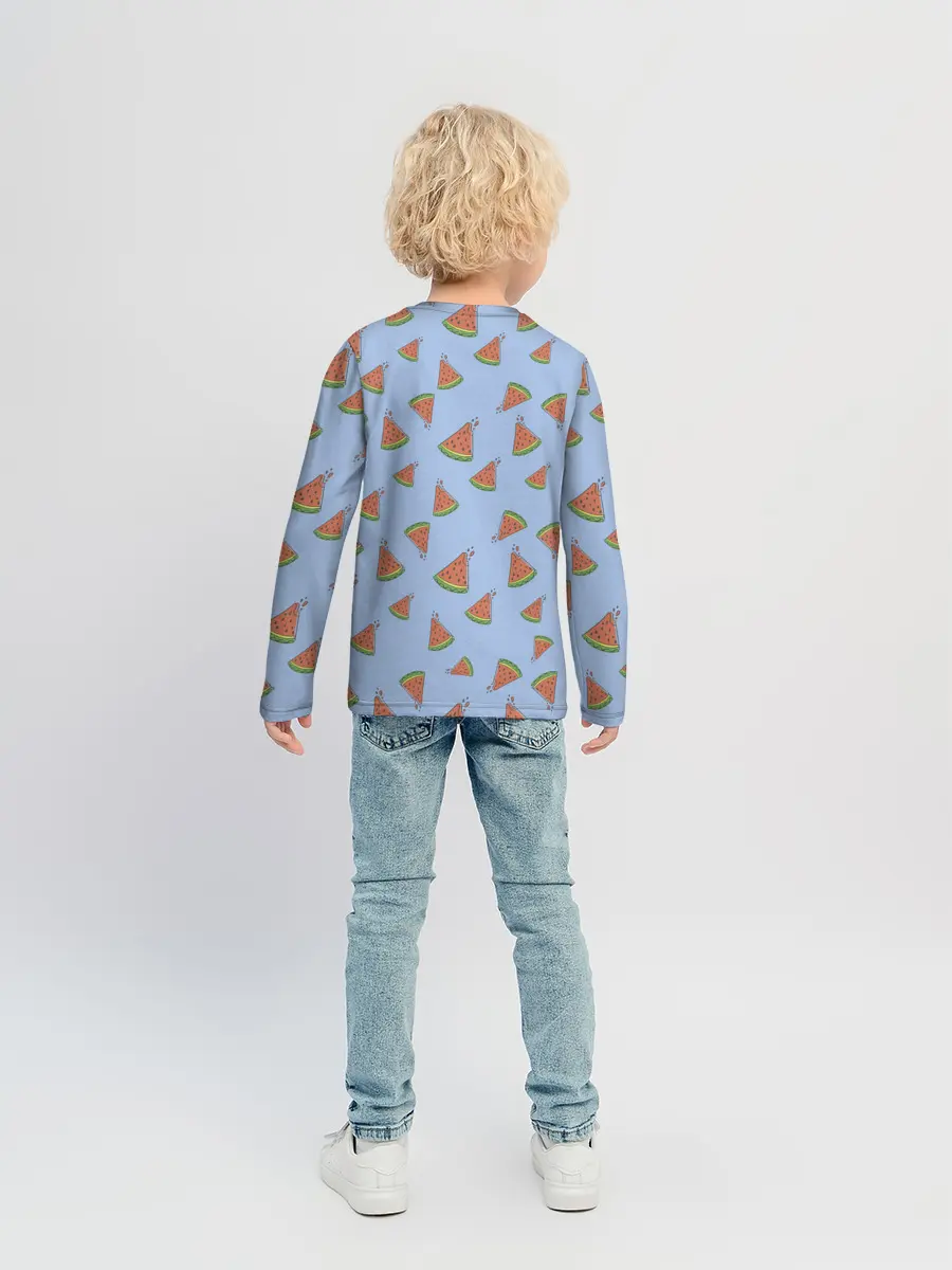 Детский лонгслив / Кусочки арбуза