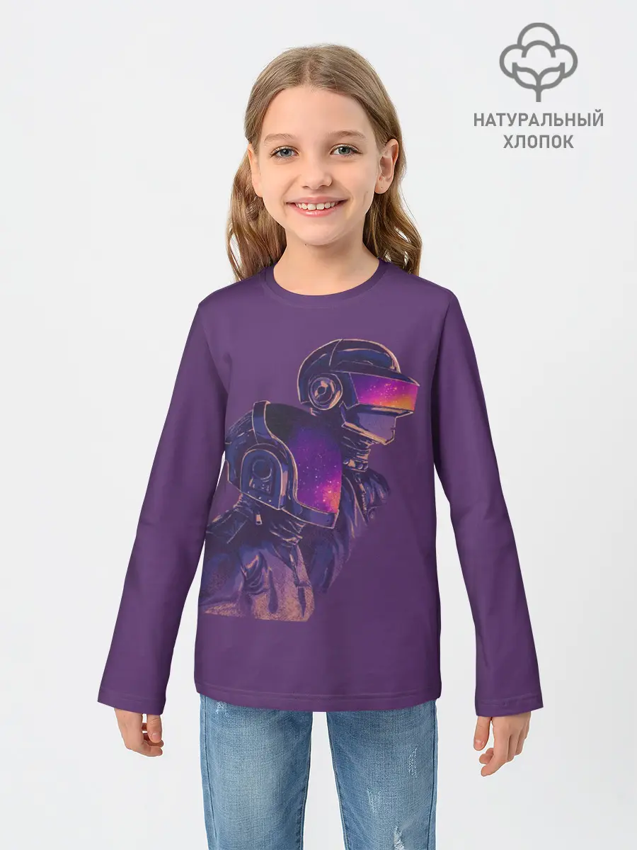 Детский лонгслив / Daft Punk