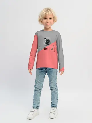 Детский лонгслив / Clubhouse invite