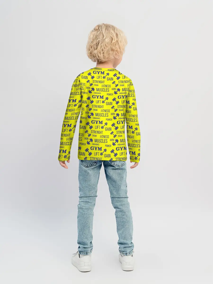 Детский лонгслив / Фитнес