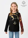 Детский лонгслив / Узор - Хохлома