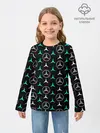 Детский лонгслив / MERCEDES BENZ УЗОР
