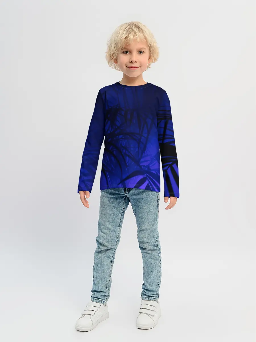 Детский лонгслив / Тихие джунгли