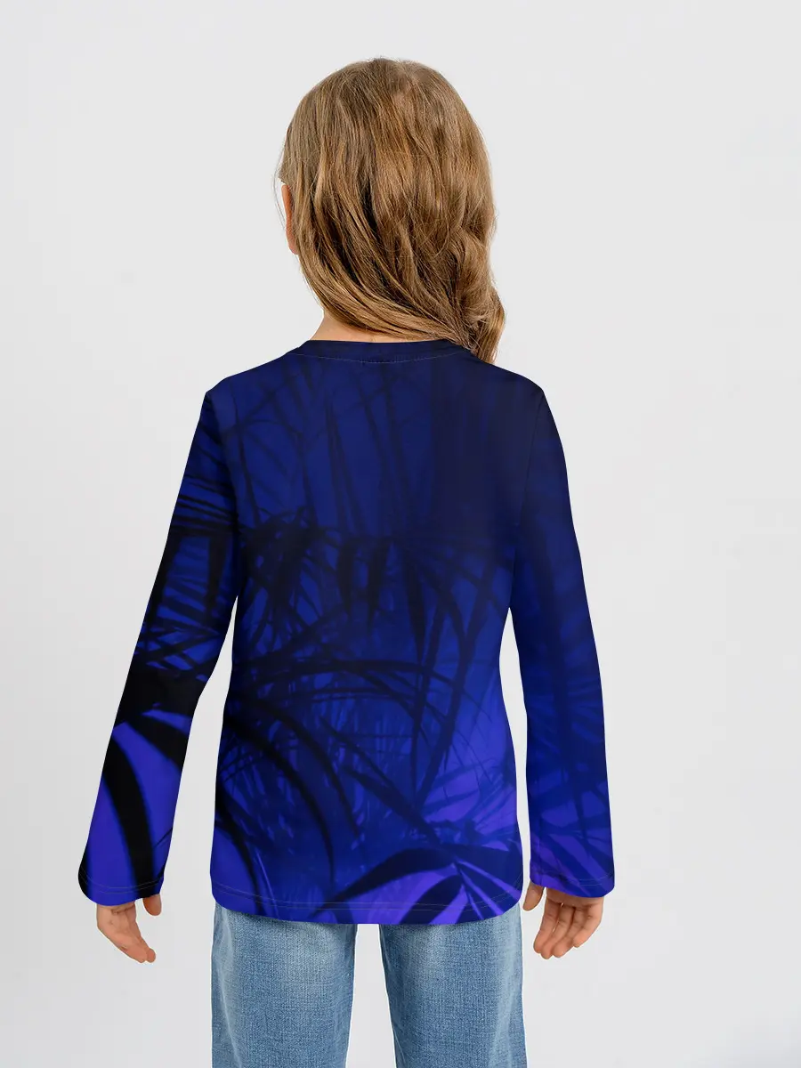 Детский лонгслив / Тихие джунгли