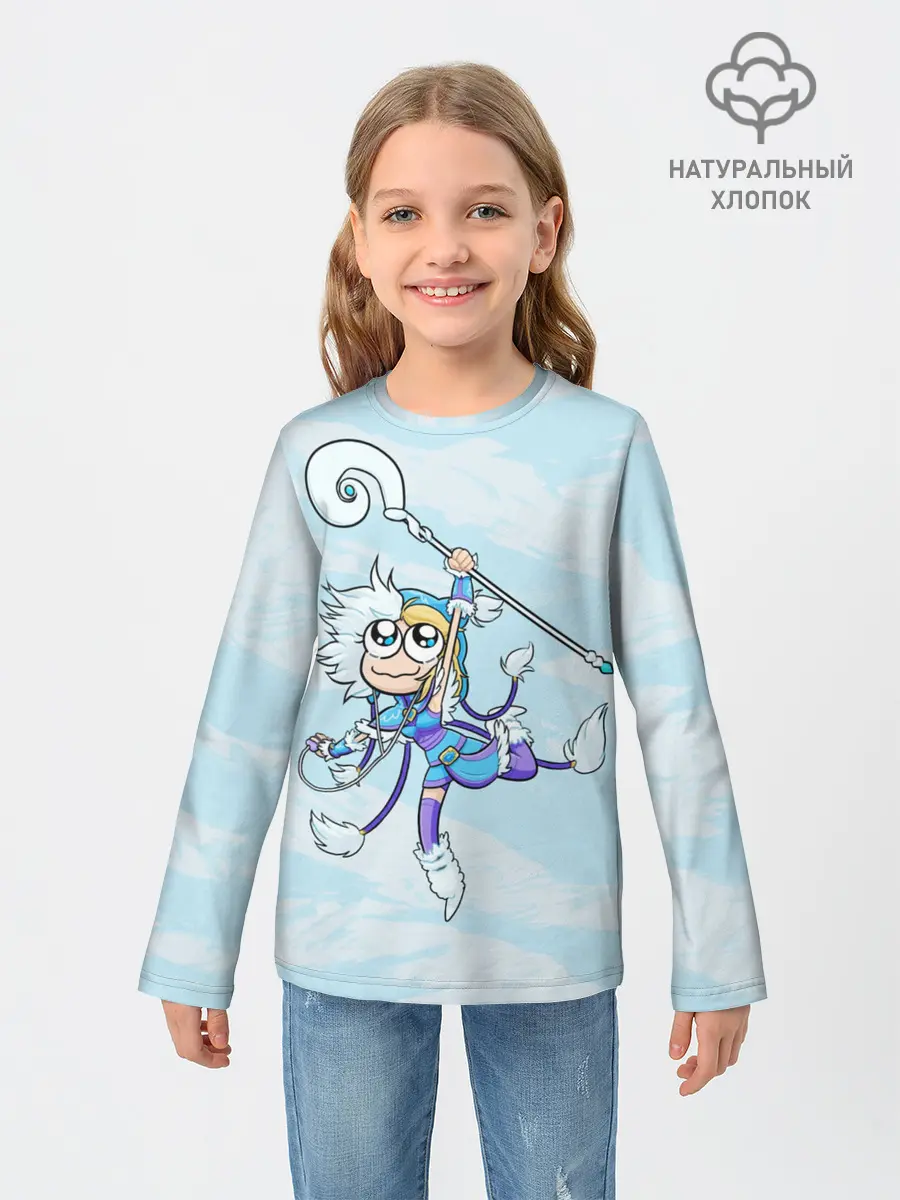 Детский лонгслив / Снежный танец | Dota 2