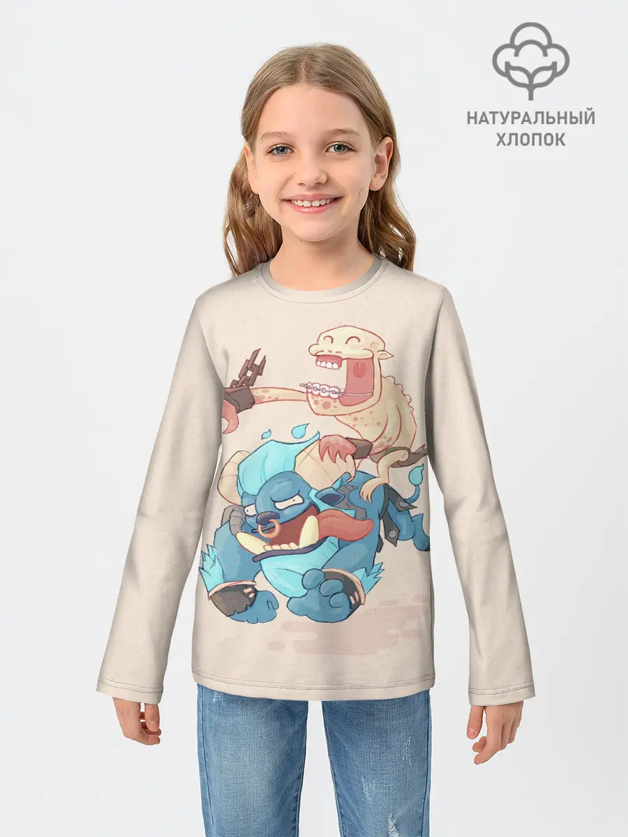 Детский лонгслив / Мы уже выехали | Dota 2