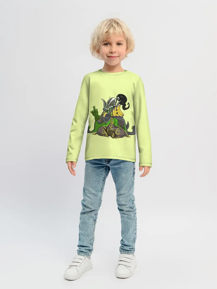 Детский лонгслив / Музыкальный Рубик | Dota 2